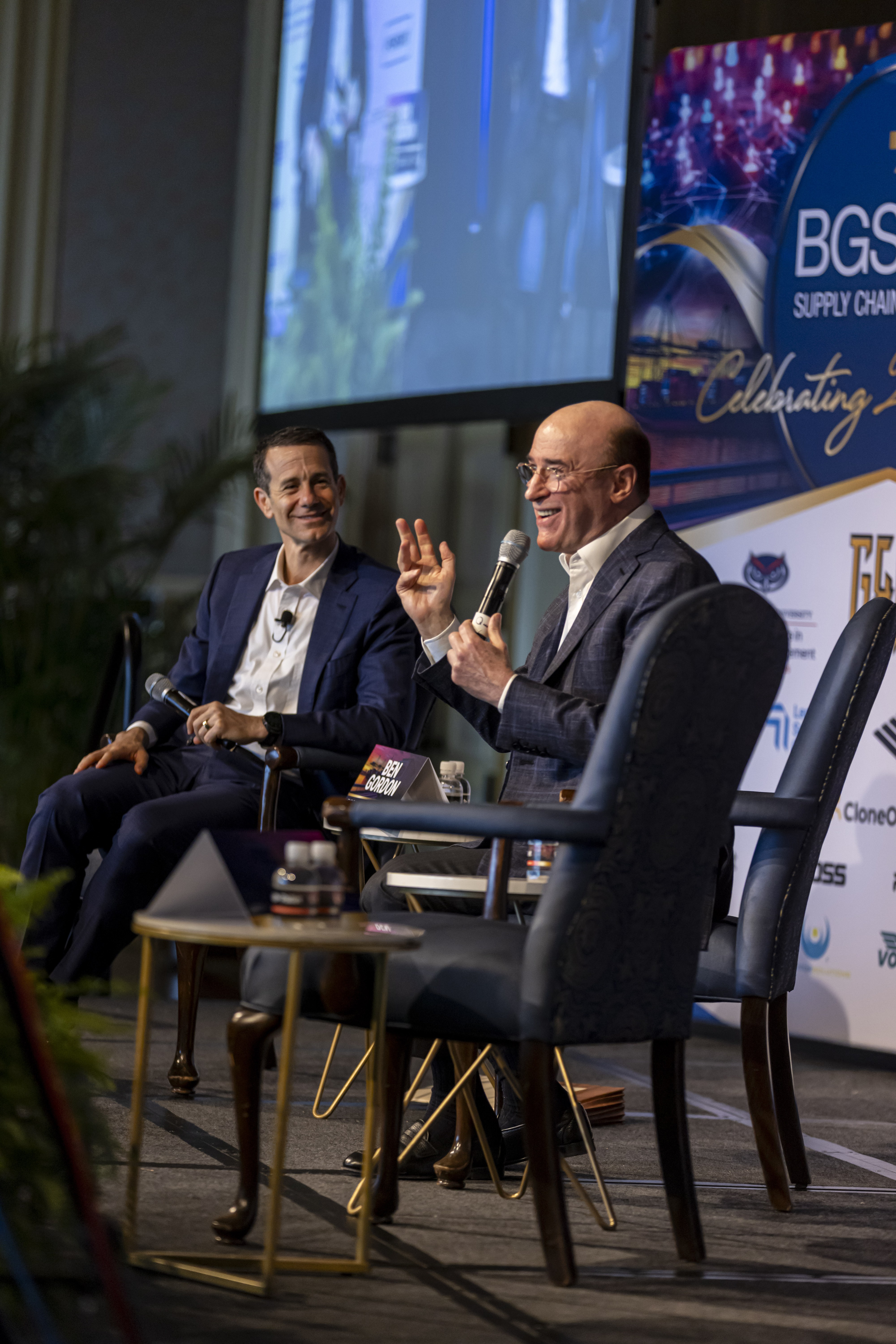 Speakers on stage at the BGSA Supply Chain Conference