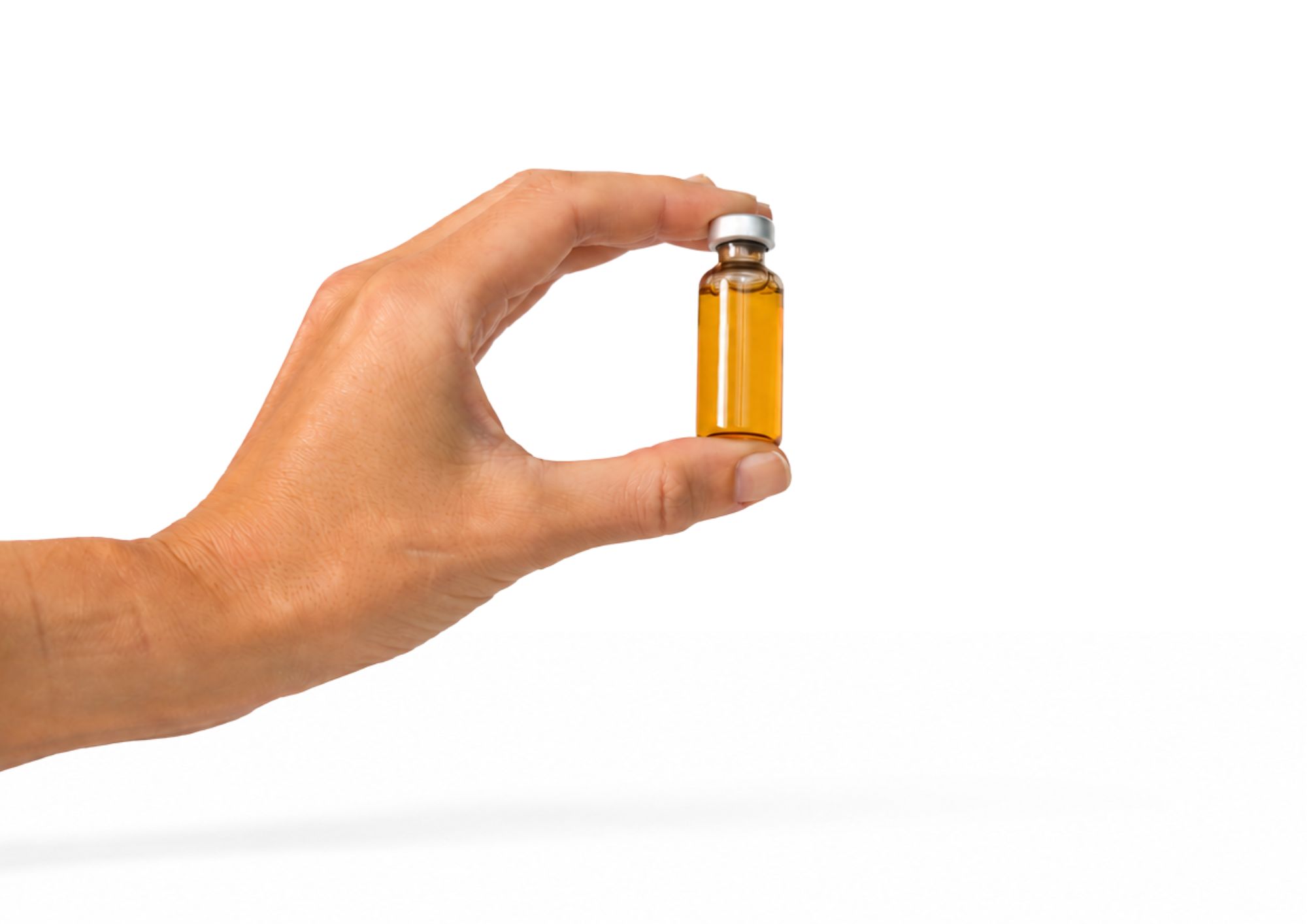 Orthogen Vial in der Hand