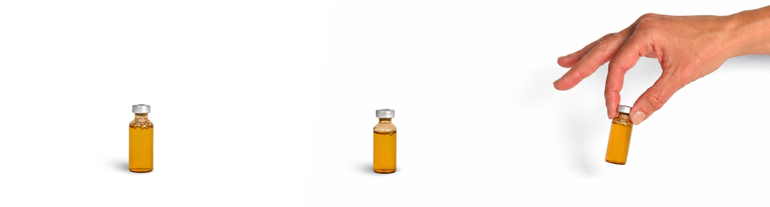 Orthogen Vials und Hand