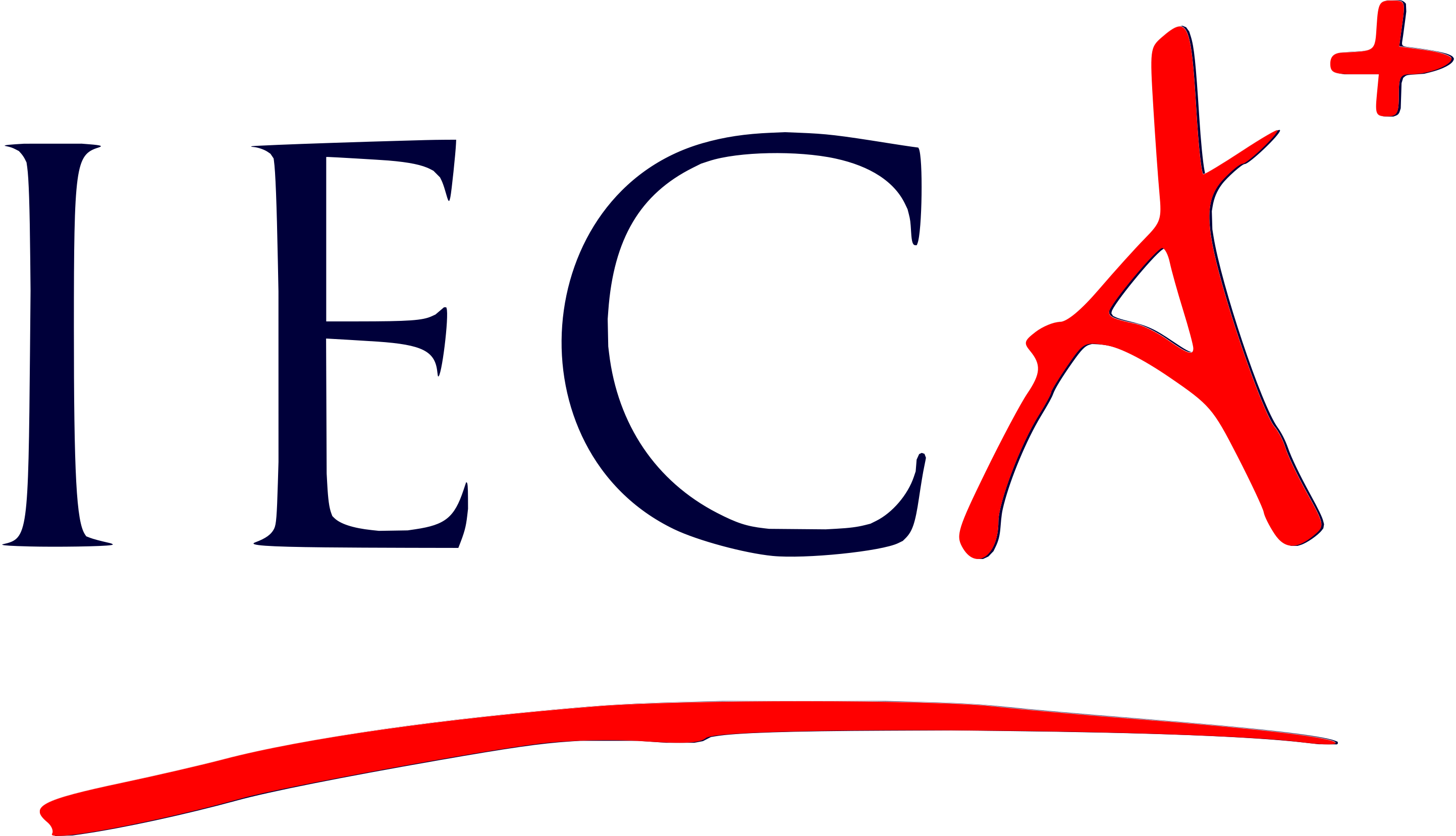 IECA logo with red stylized letter A and a red underline beneath the text.