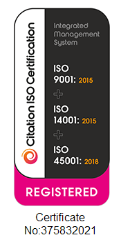 ISO 9001, 14001 and 45001 certified