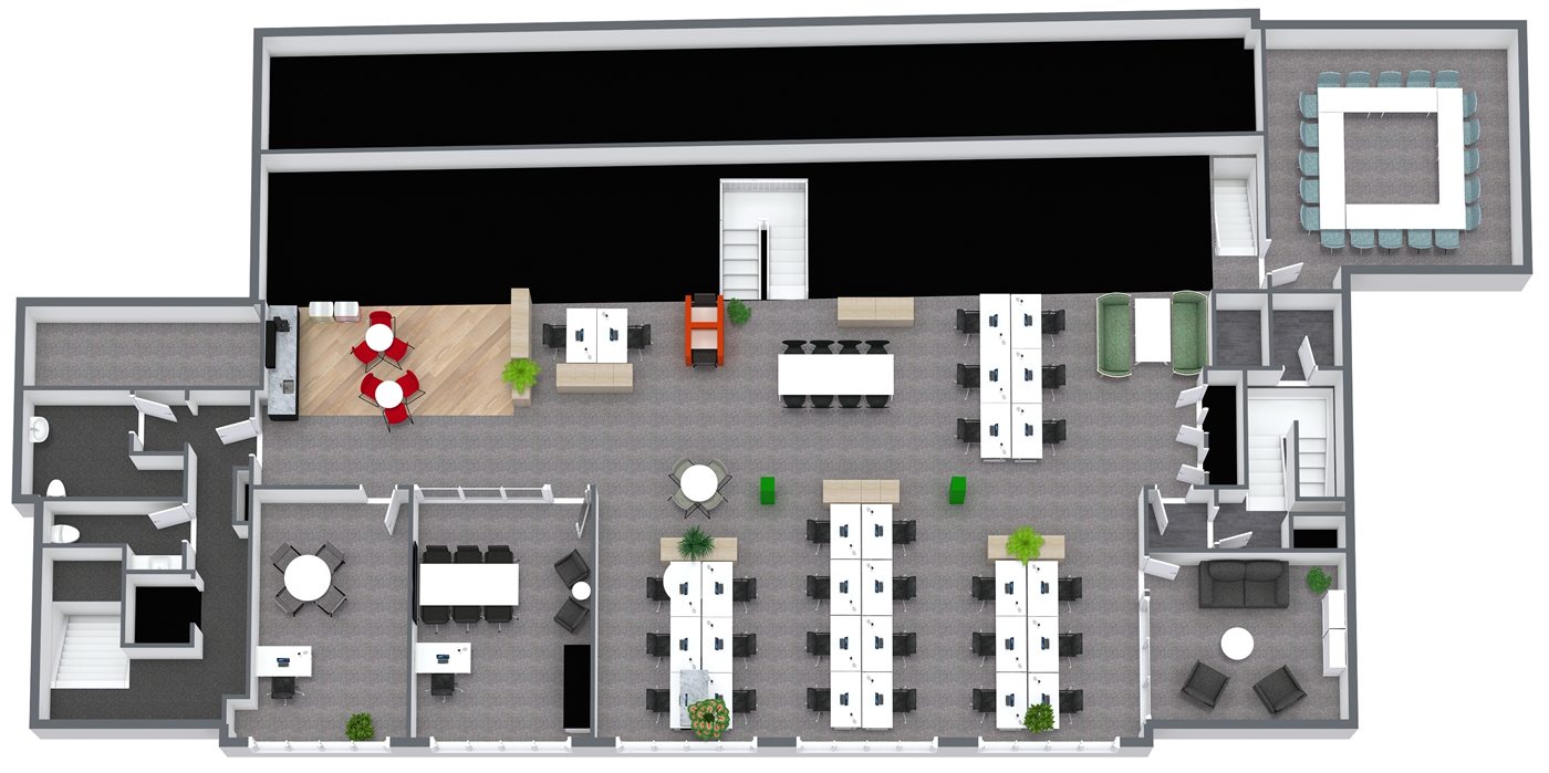 Third floor layout graphic