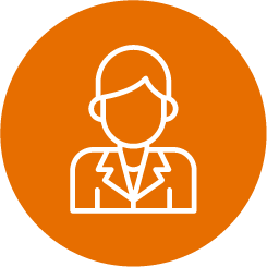 Orange Student icon
