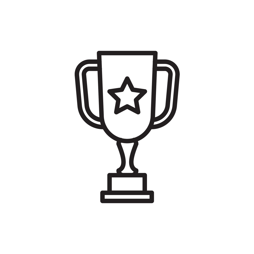 Black Trophy Icon