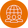 increase cultural competency icon orange