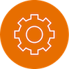 manage experiences icon orange