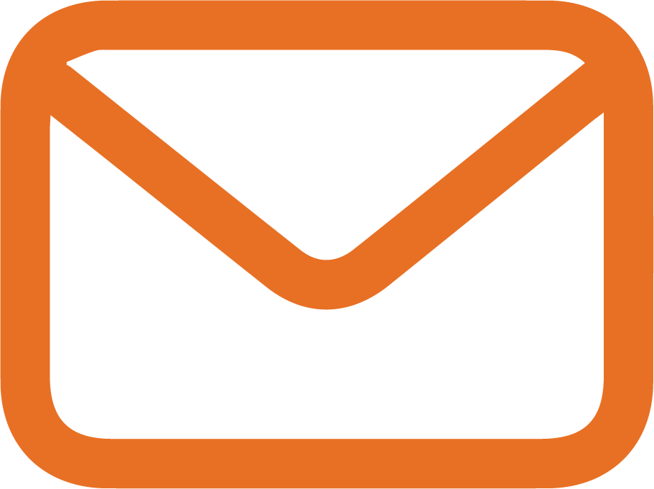 Mail orange icon