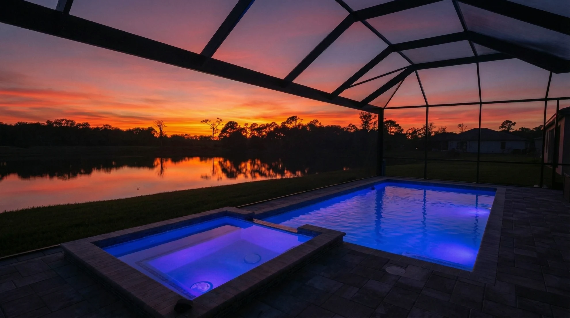 Custom pool by Sunseeker Pool & Spa