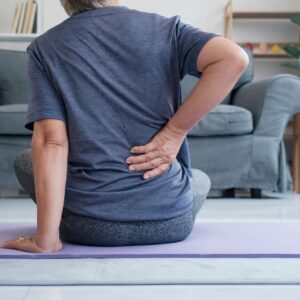 Back pain.