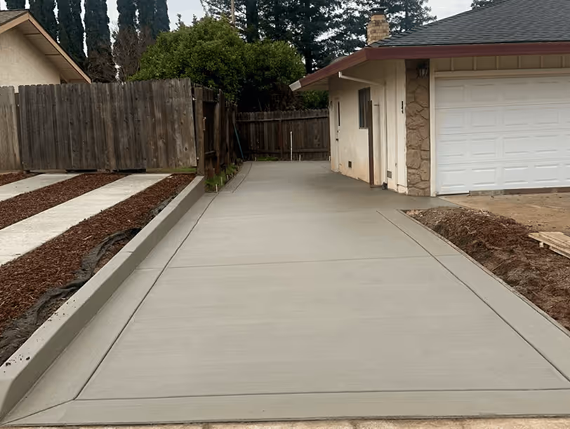 New Concrete Driveway