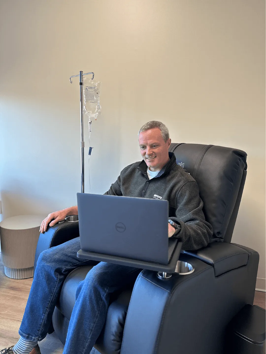 Patient receiving infusion 