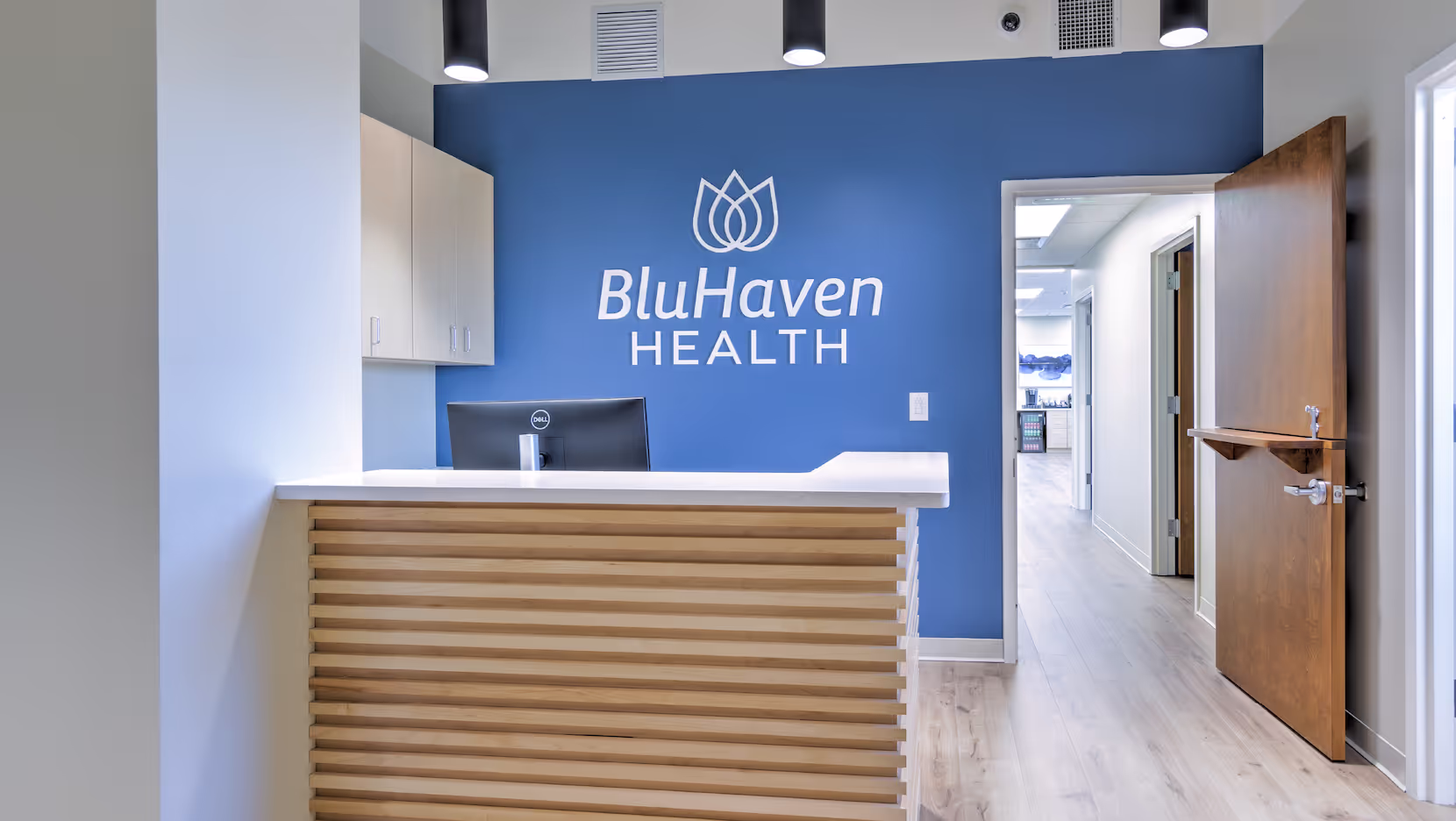 BluHaven Health Infusion Center foyer