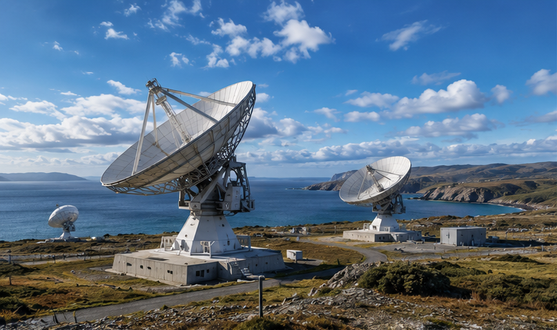 South Atlantic Digital Gateway SADG Ground Station Rendering