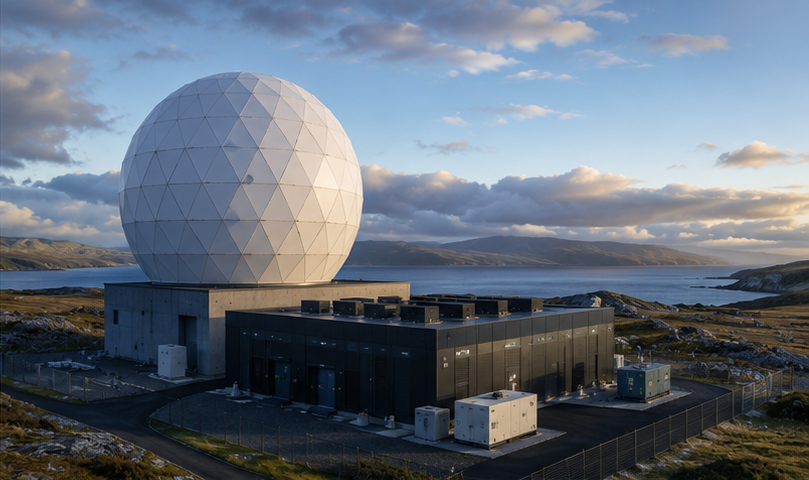 South Atlantic Digital Gateway SADG Ground Station Rendering