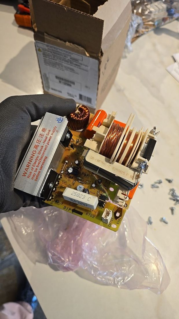 Microwave high-voltage inverter board