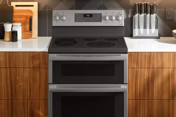 modern electric stove
