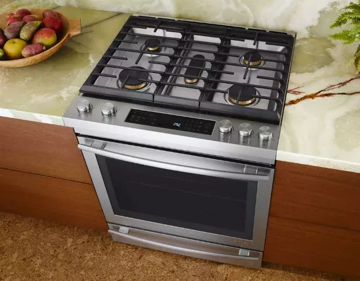 modern gas range