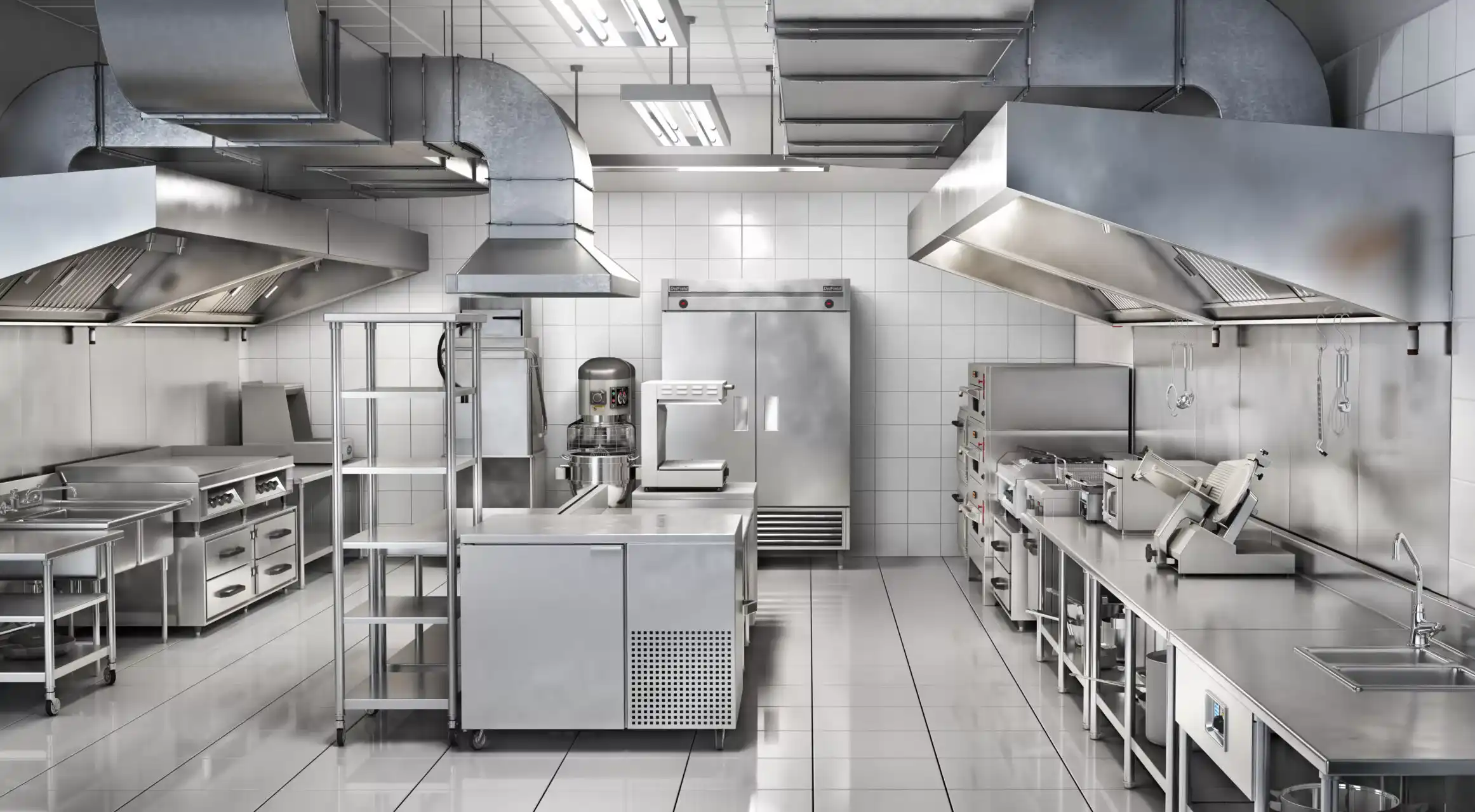 modern industrial kitchen warehouse