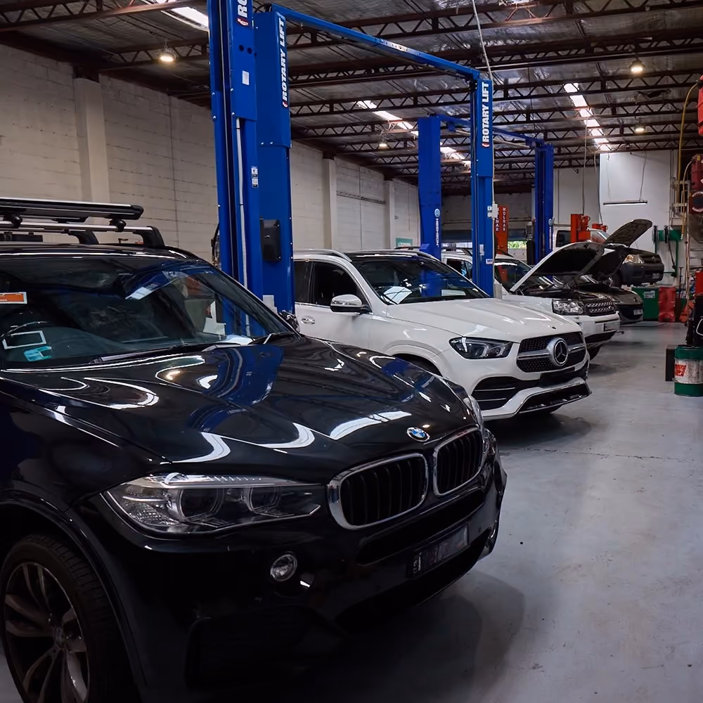 European vehicles being serviced at an Auto Tech Group workshop in Melbourne.