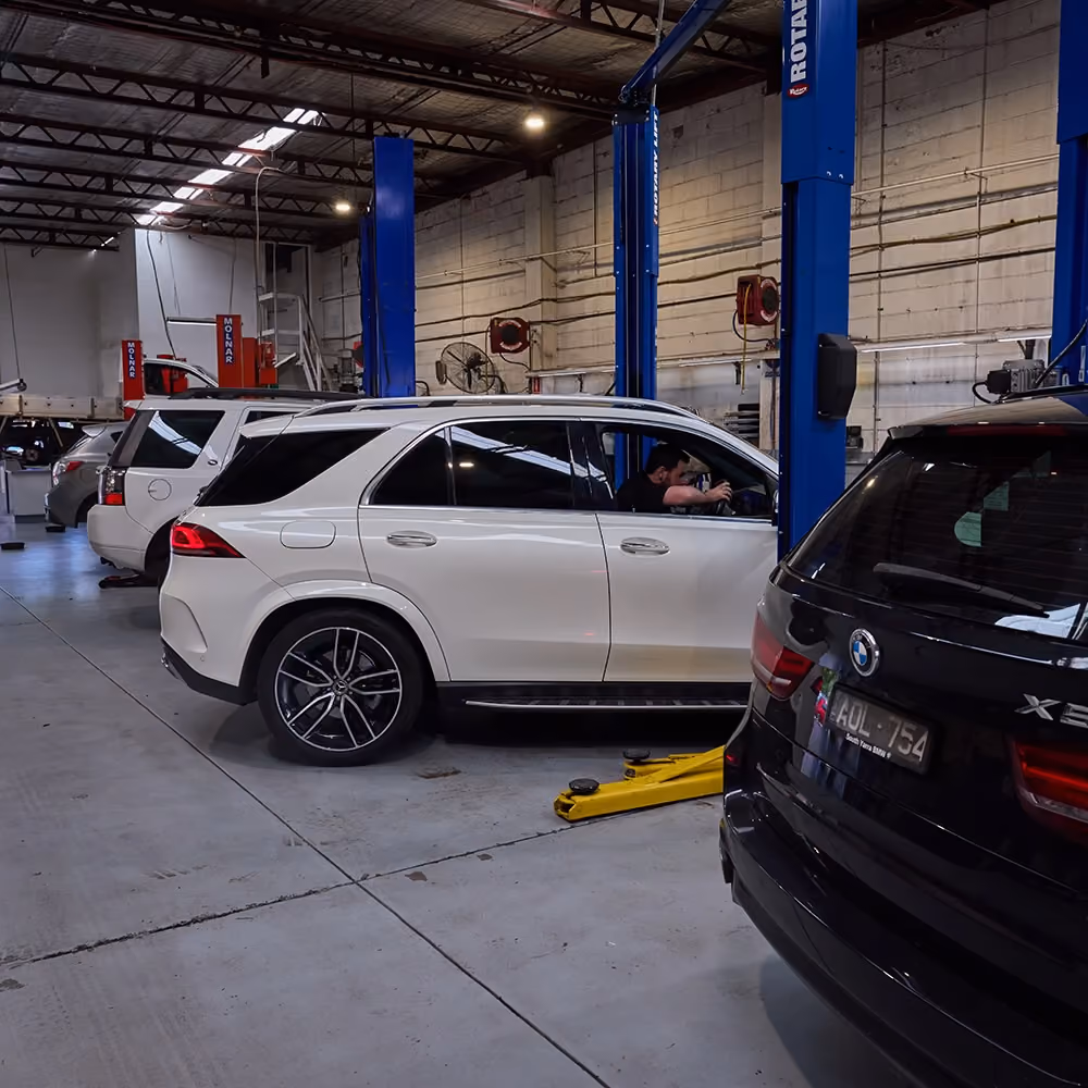 Auto Tech Group workshop servicing prestige and European vehicles in Melbourne.