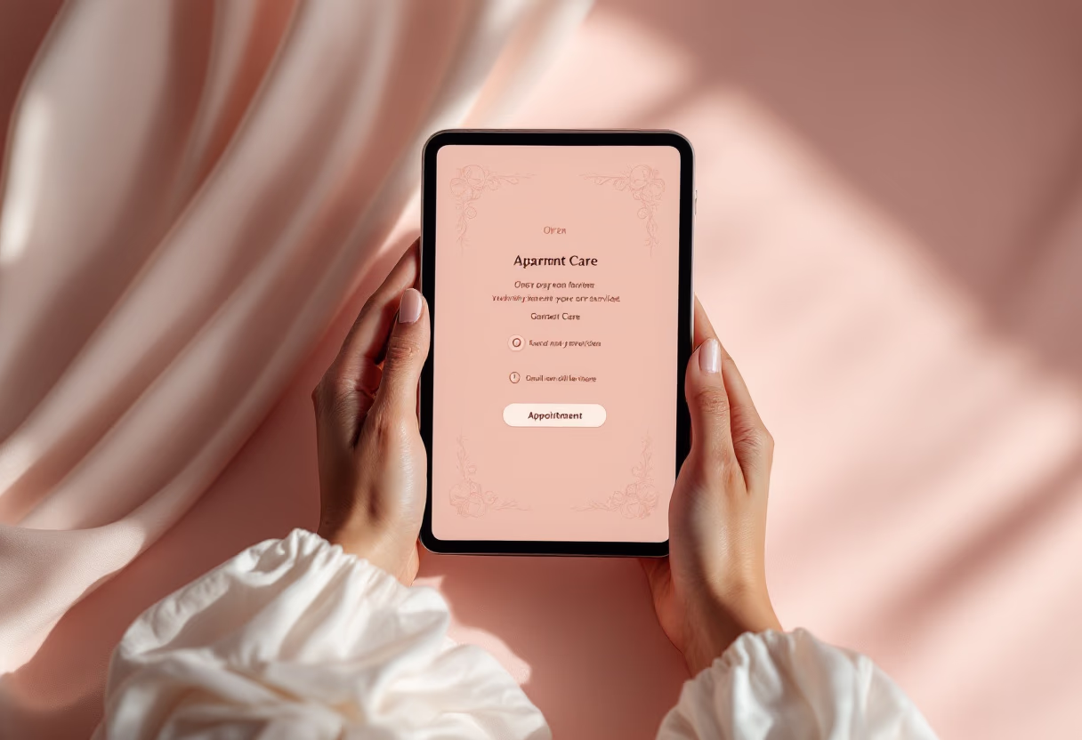 appointment booking in a modern setting