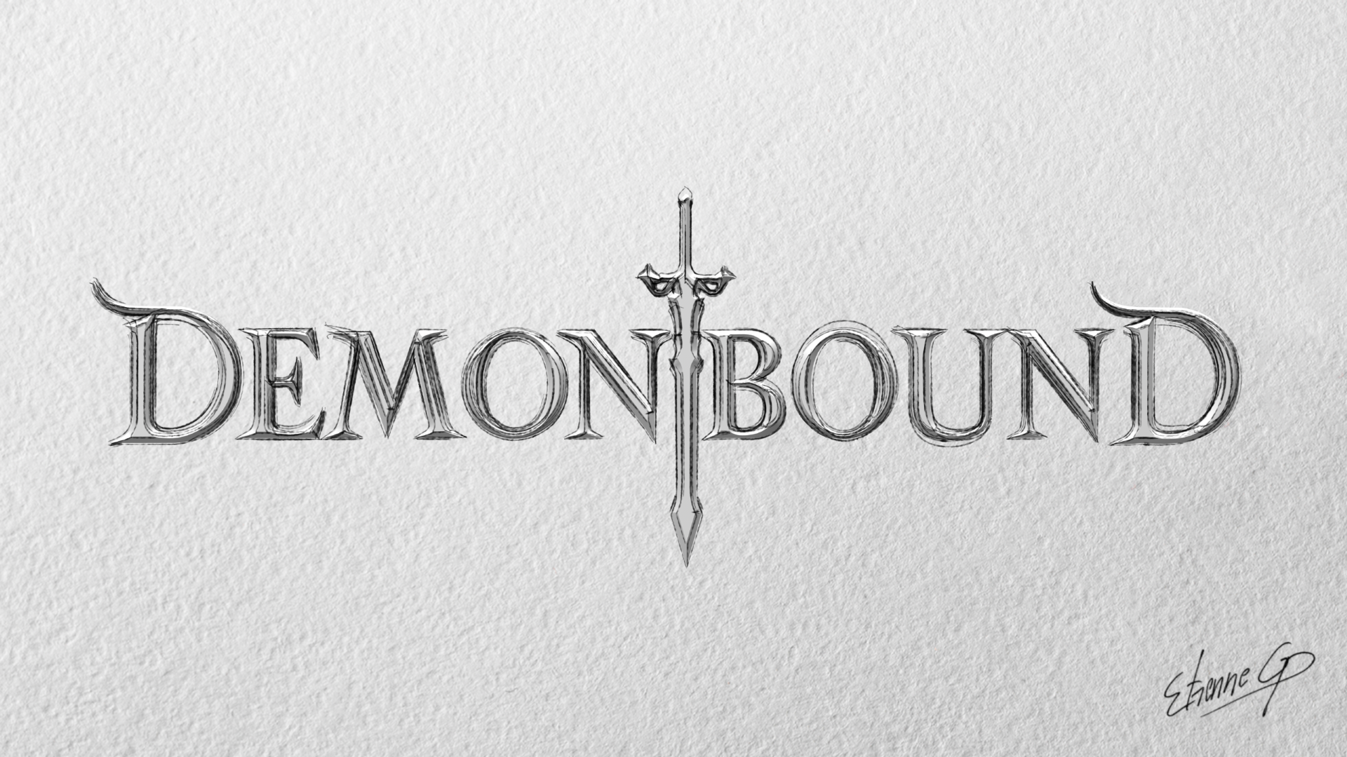 Master 3D Game Logo Render