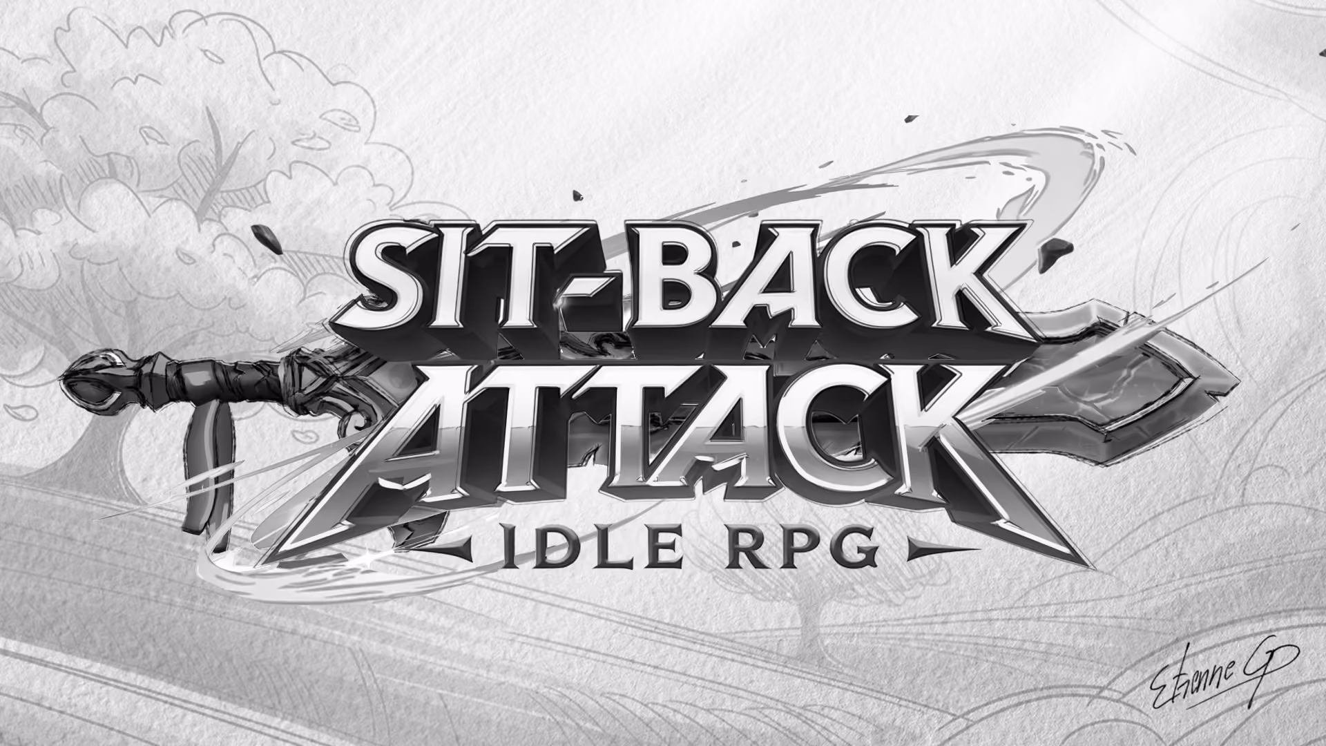 Master 3D Game Logo Render