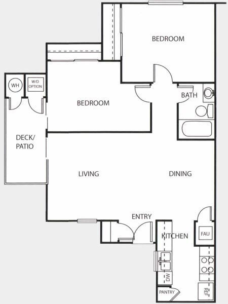 2BD, 1BTH