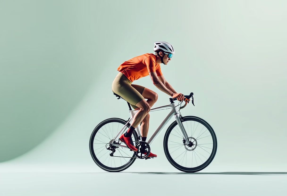image of cycling apparel for a bicycle shop