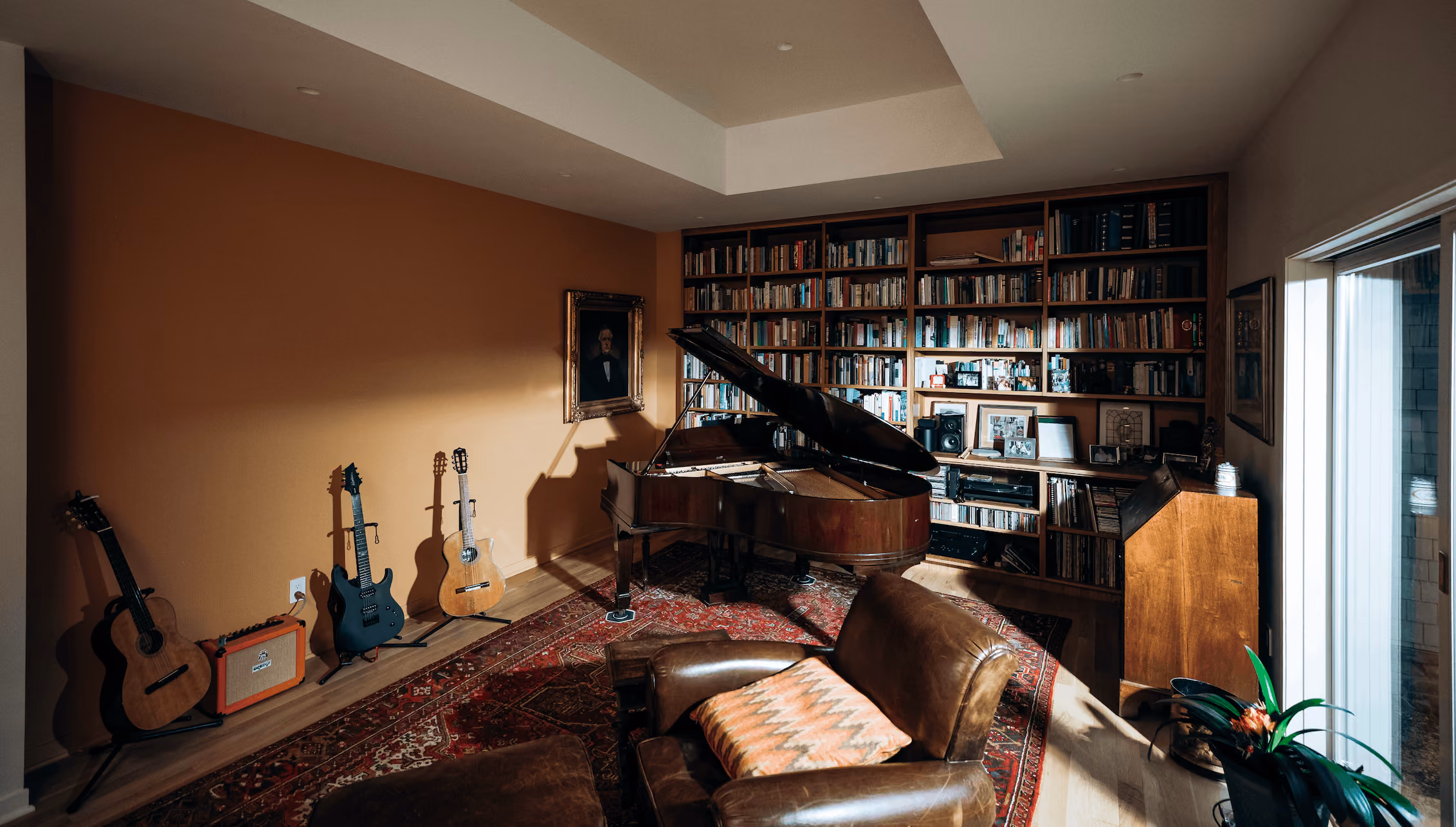 Interior of a custom home built by Horizon Building Corporation