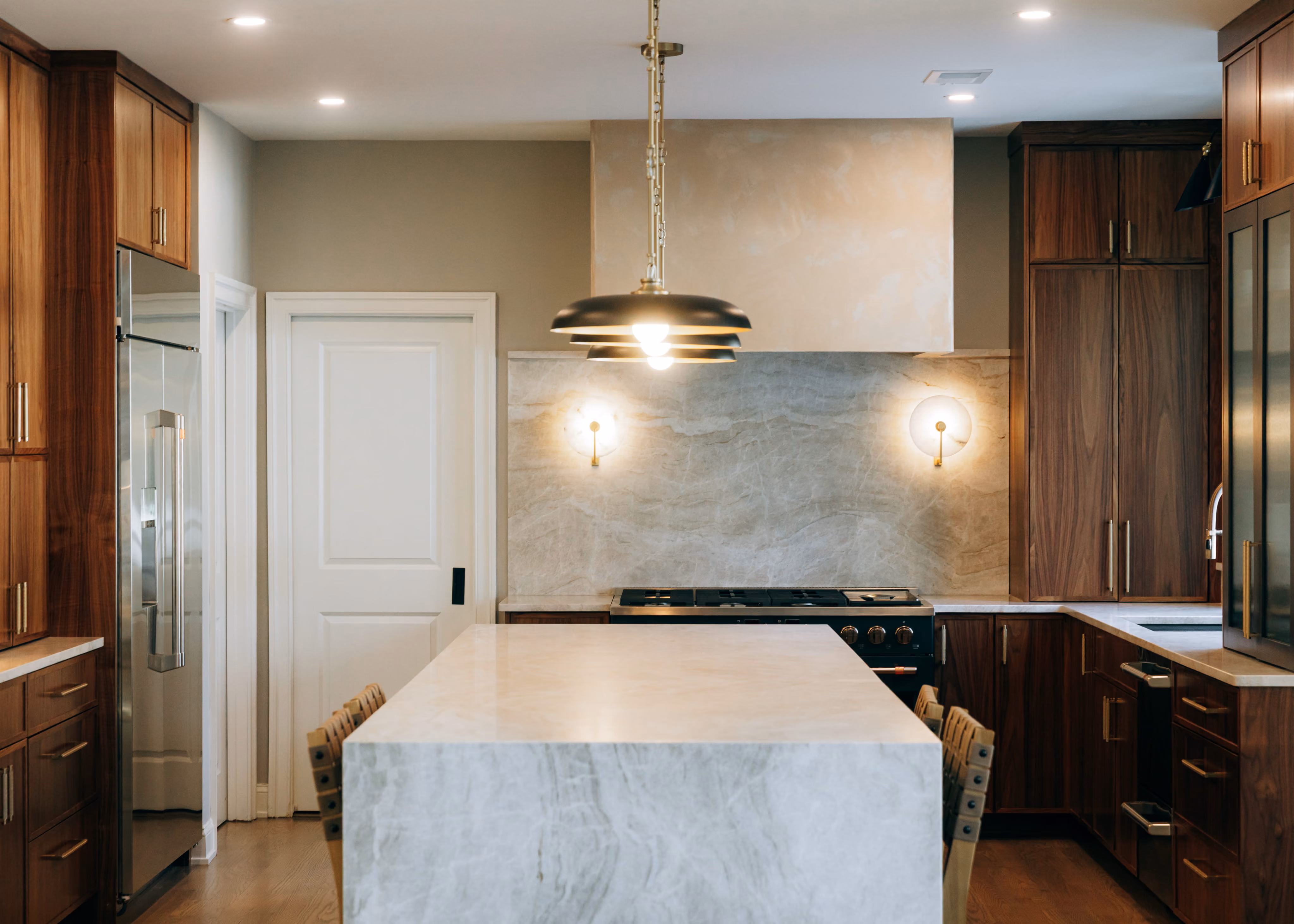 Interior of a custom home built by Horizon Building Corporation