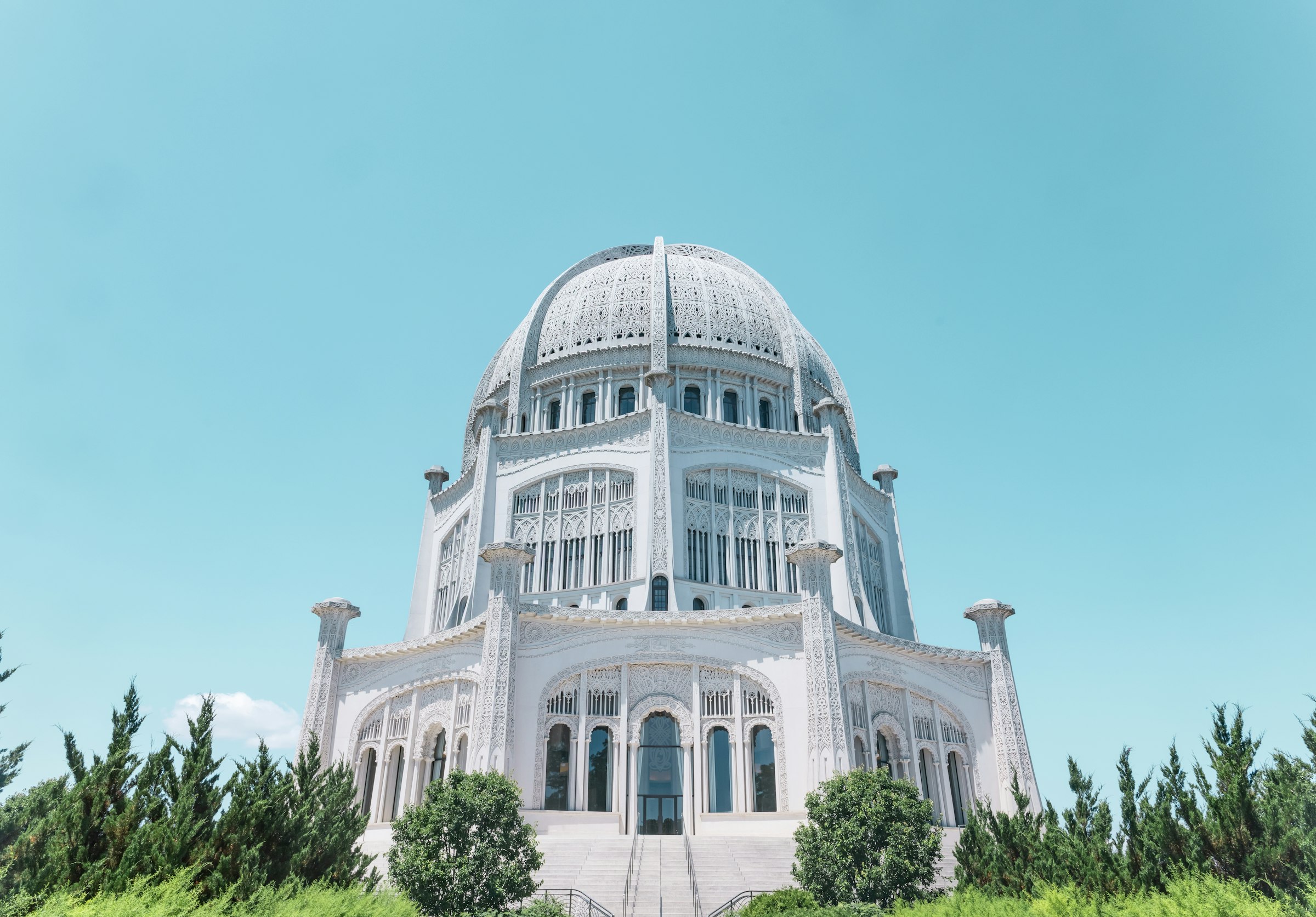 The Bahai House of Worship in Wilmette, next to Kenilworth on the North Shore