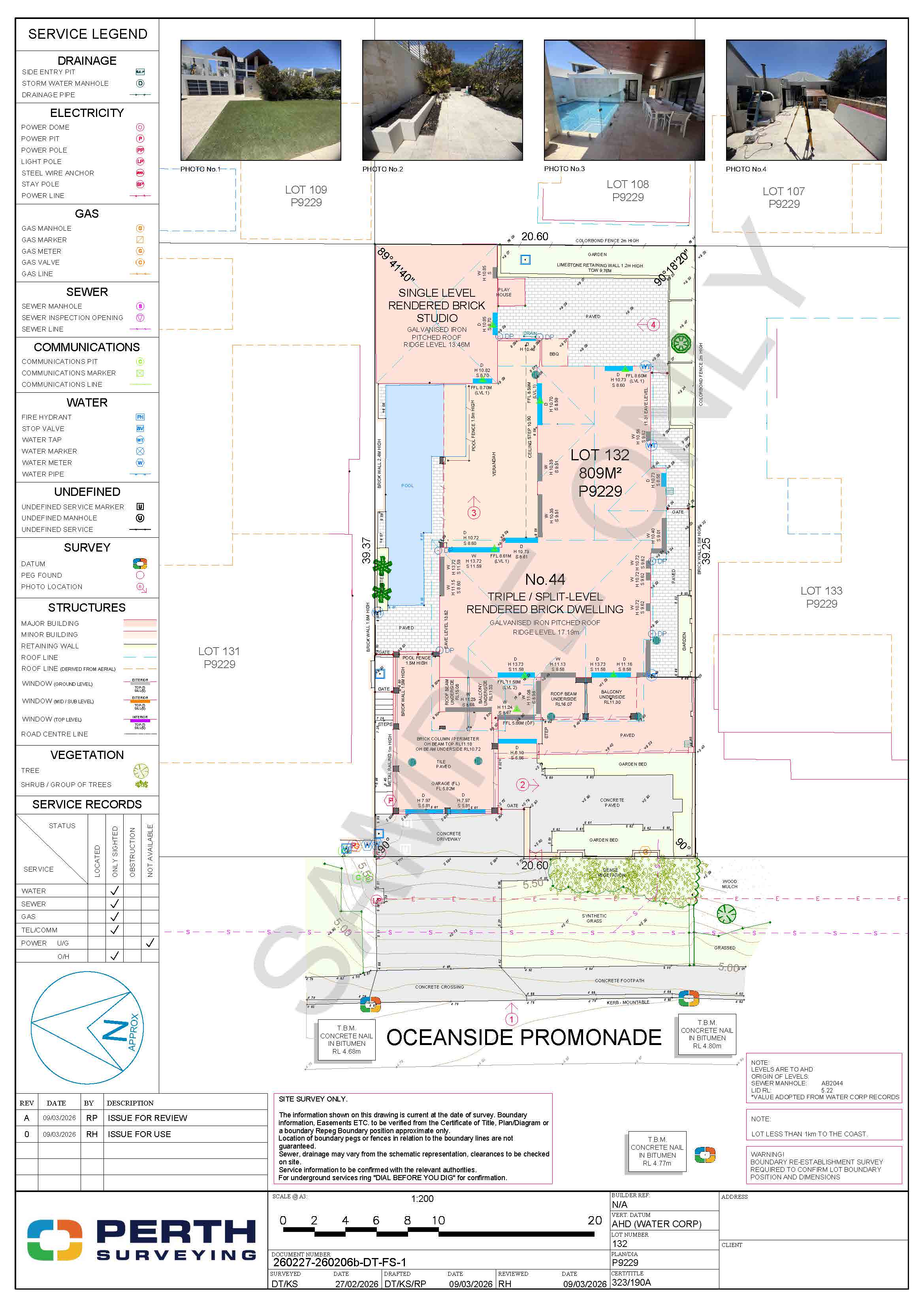 Feature and contour survey