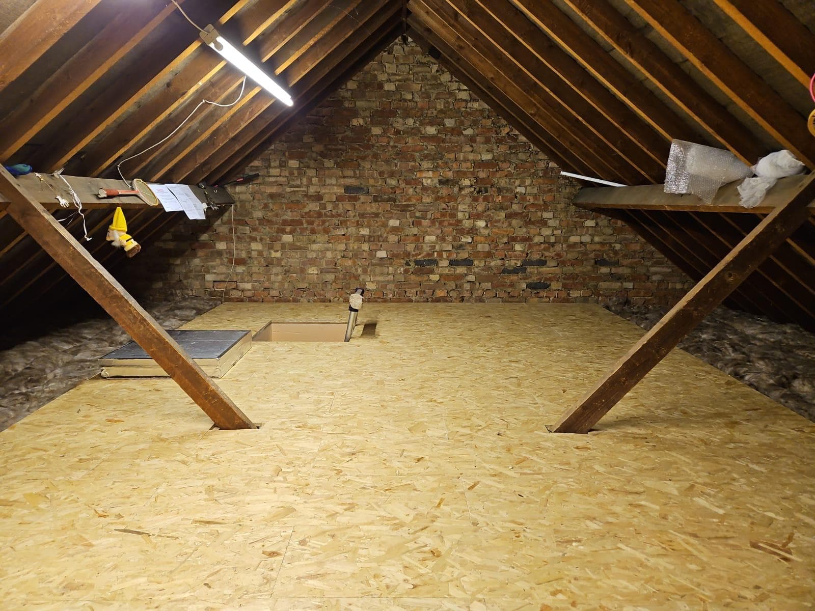 Finished insulated room ready for decoration