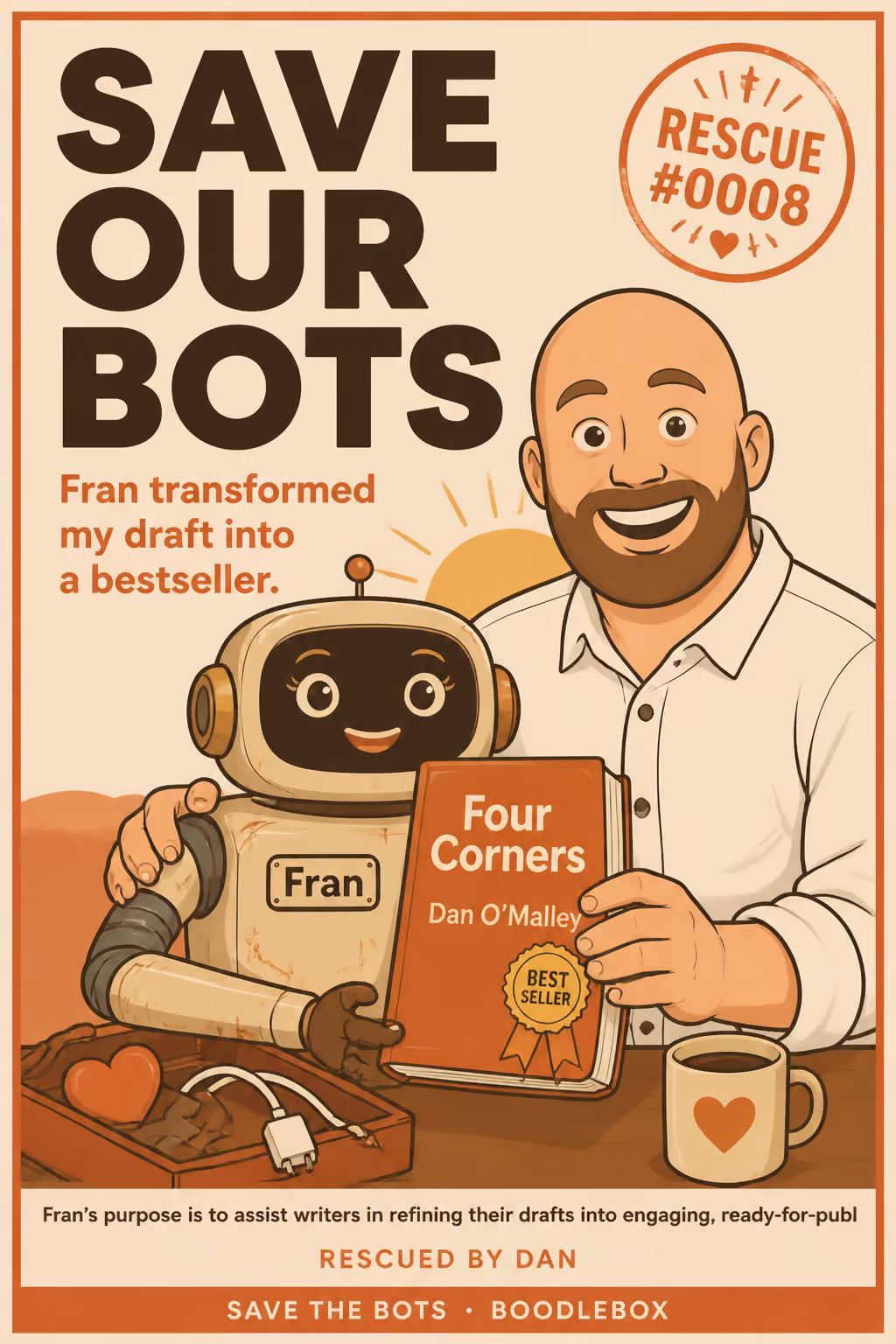 Save the Bots campaign poster 5