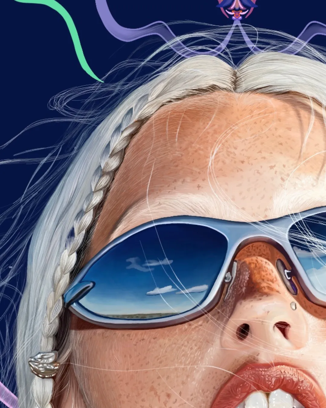 Digital art of hyperrealistic woman by Sam Budiartho