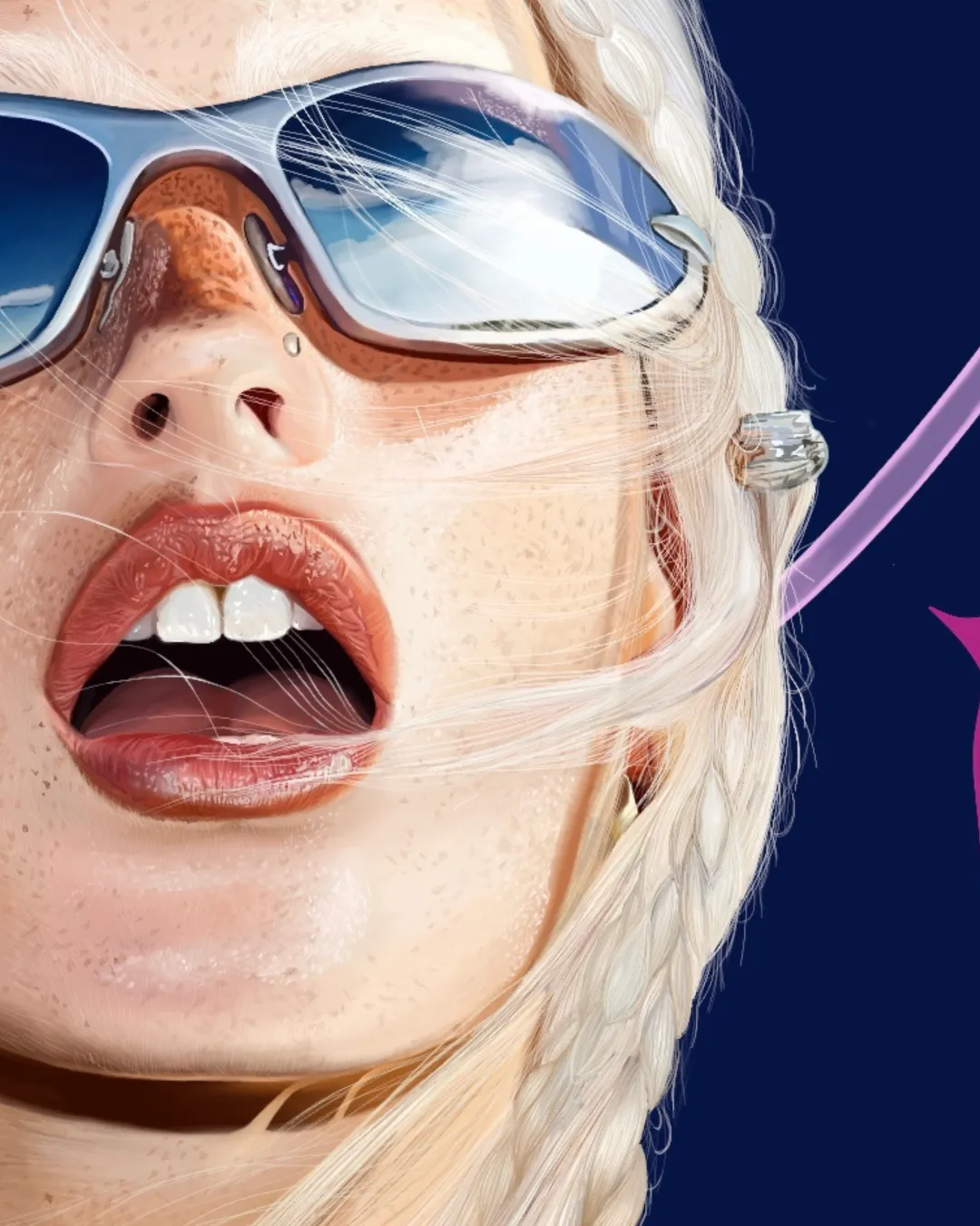 Digital art of hyperrealistic woman by Sam Budiartho