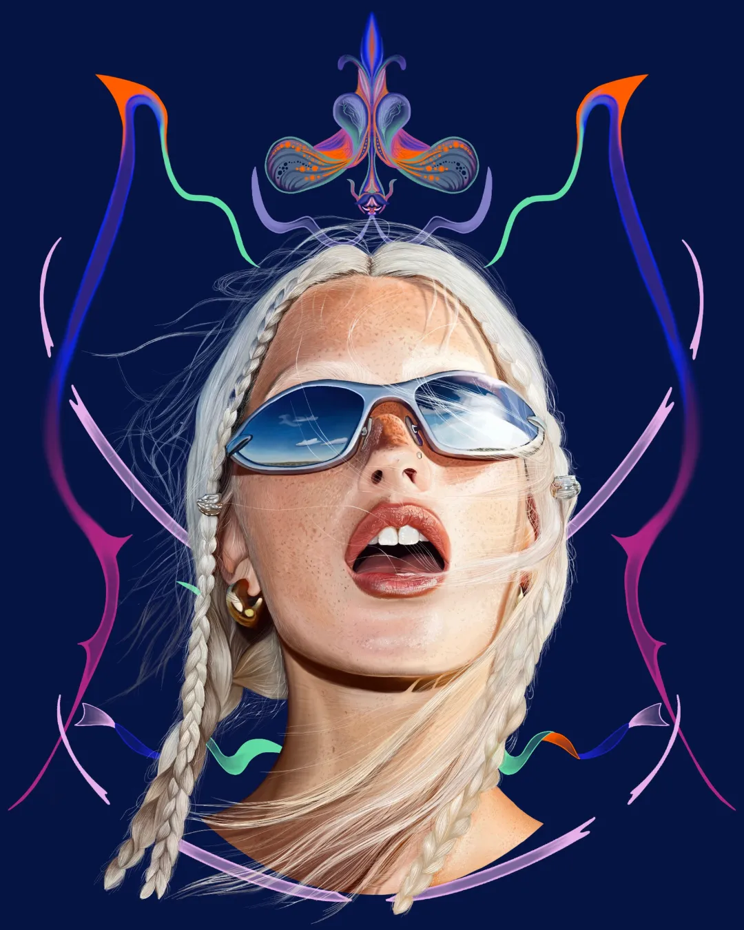 Digital art of hyperrealistic woman by Sam Budiartho