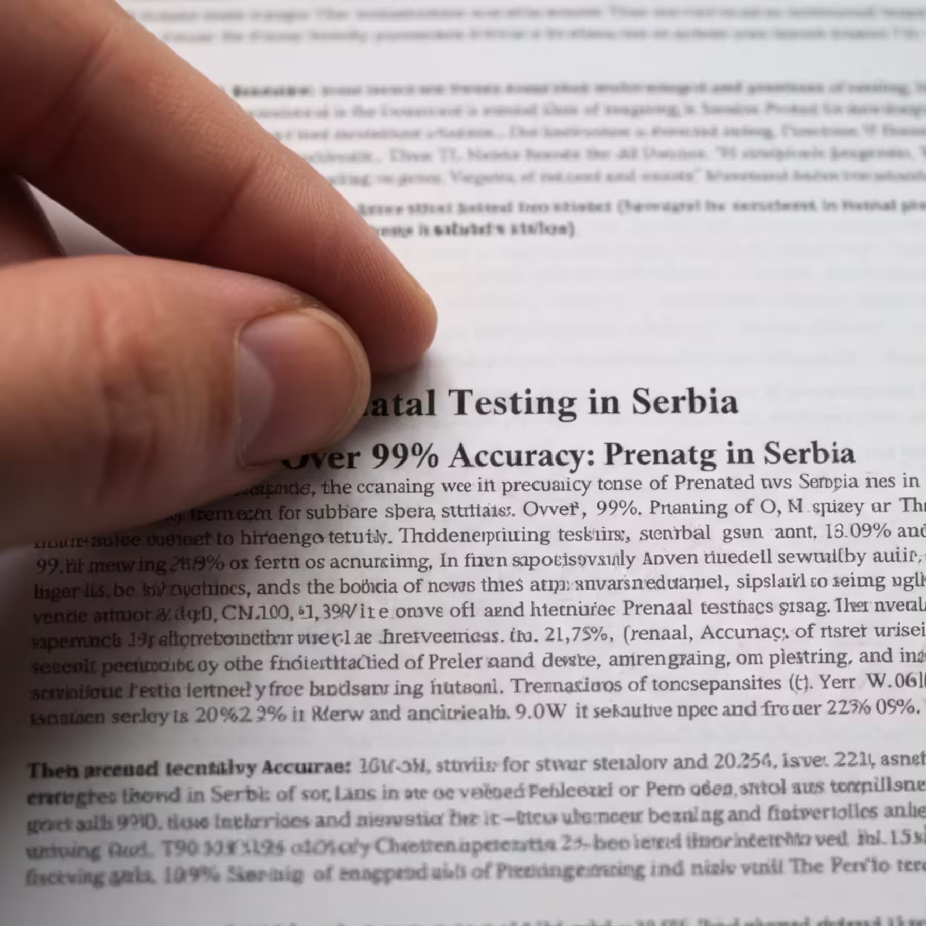 Preko 99%: Otkrivanje opcija prenatalnog testiranja sa najvećom tačnošću u Srbiji