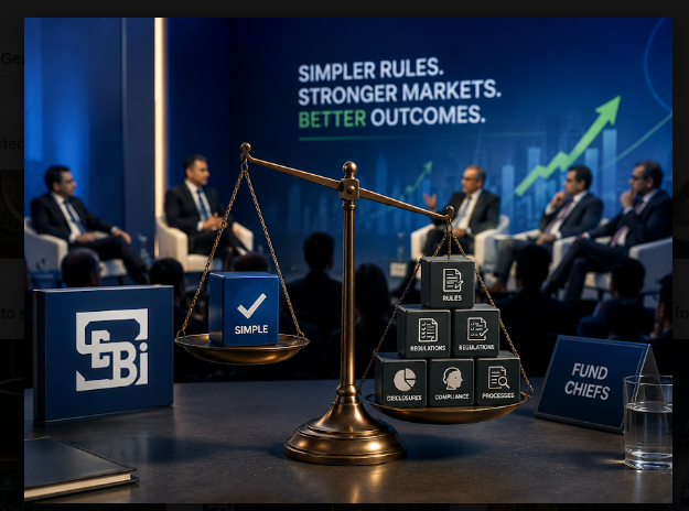 SEBI, fund chiefs back simpler investing rules at Moneycontrol Summit