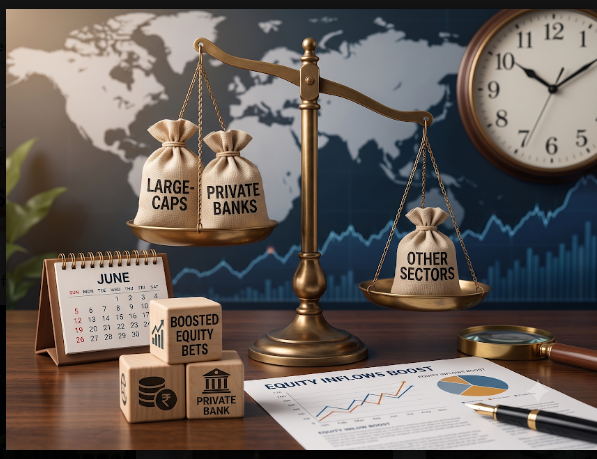 Mutual funds boost equity bets in June, favour largecaps and private banks