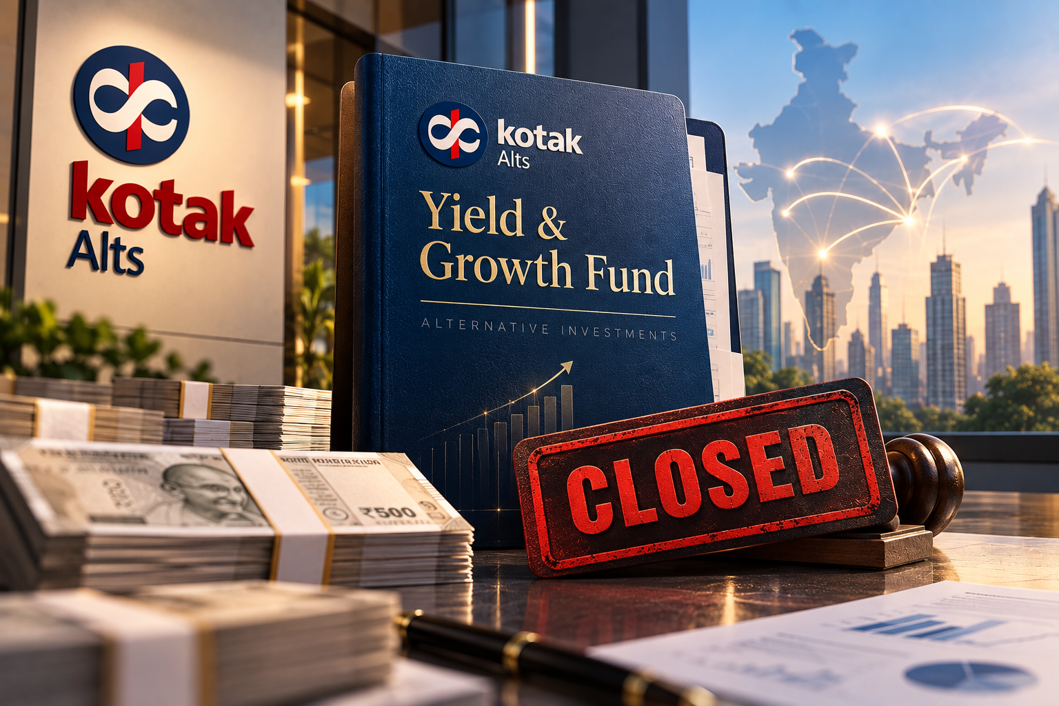 Kotak Alts closes Rs 5,000-crore Yield & Growth Fund with domestic capital
