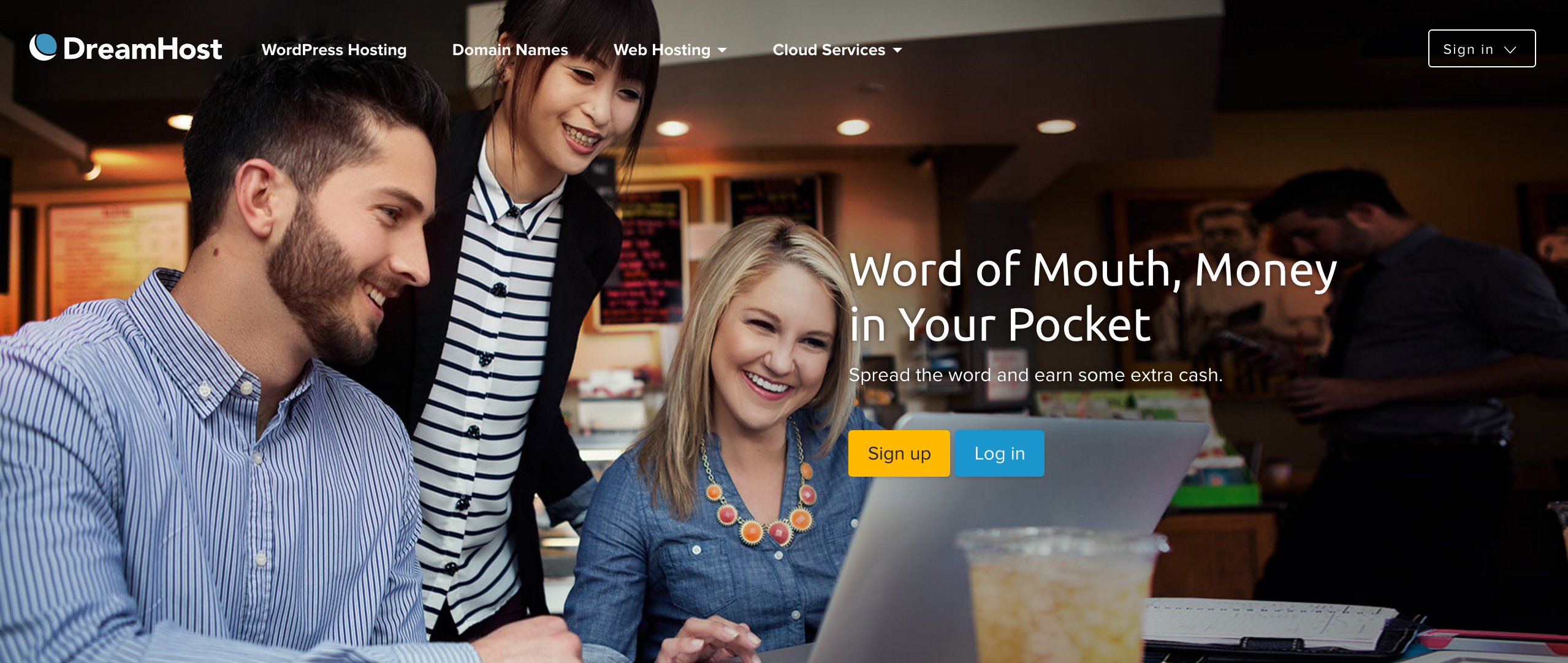 DreamHost Homepage
