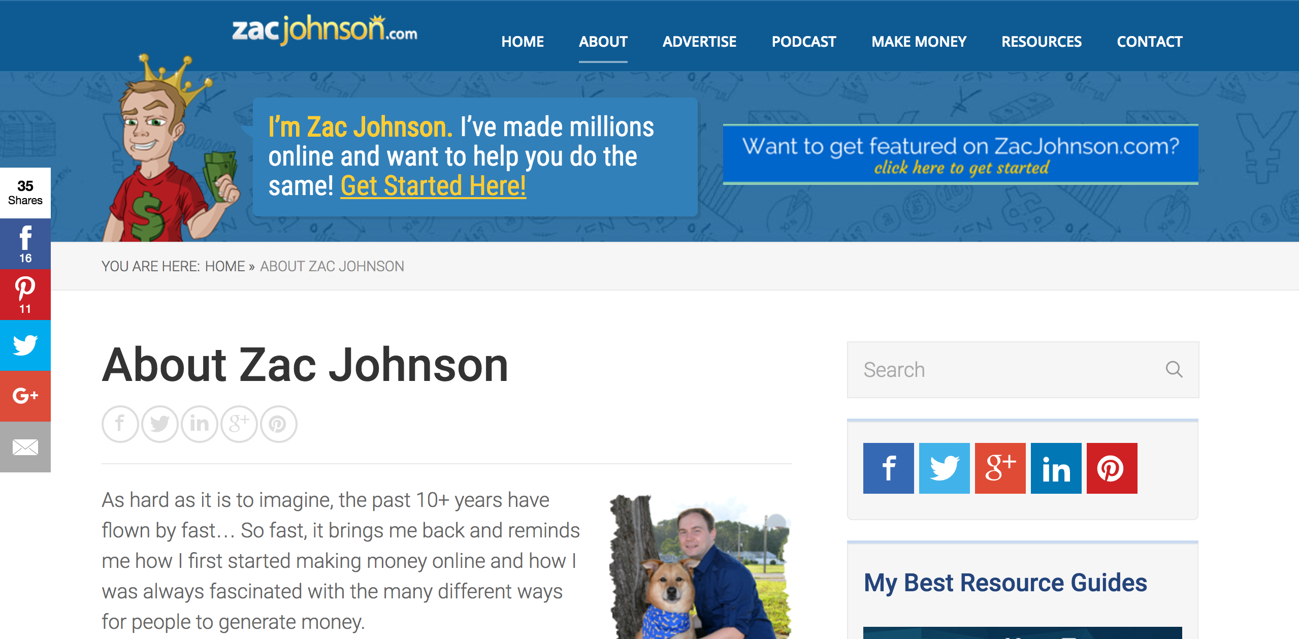 Zac Johnson Affiliate Marketing Blog