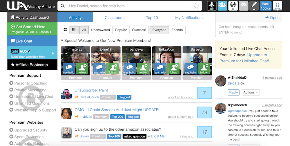 Wealthy Affiliate