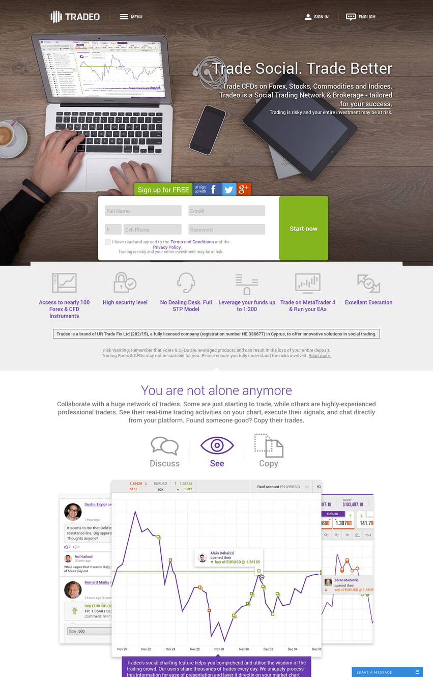 Tradeo Affiliate Program