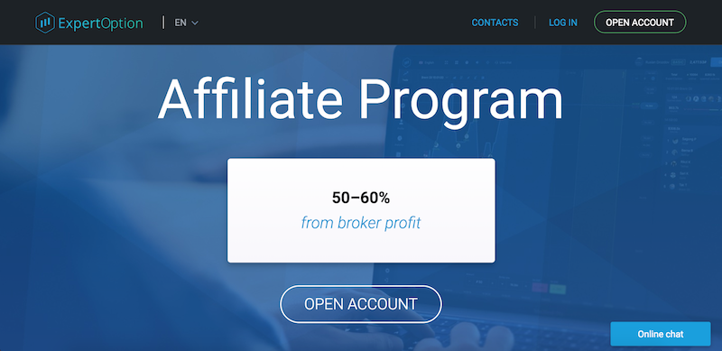 Expert Option Affiliate Program
