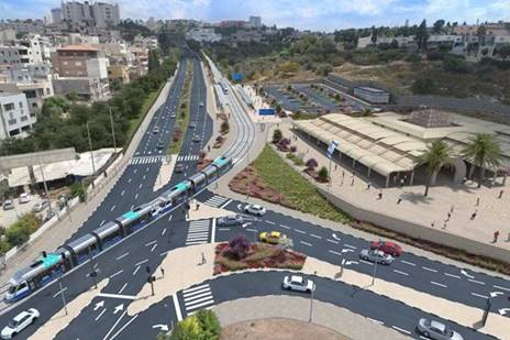 הדמיה של אחת מתחנות הקו הלא נגישות. מקור: חוצה ישראל