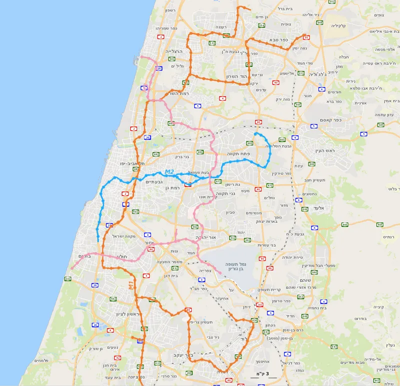 פרויקט המטרו המתוכנן במטרופולין תל אביב