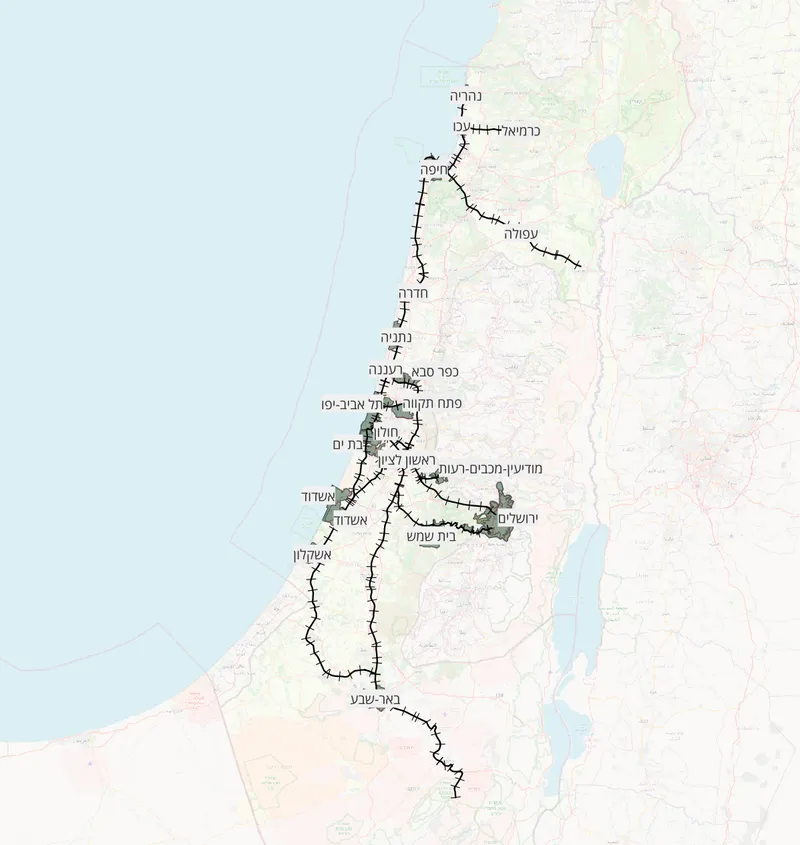 תחנות רכבת ישראל